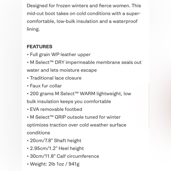 Merrell Tremblant Mid Polar Cut Waterproof Insulated Hiking Boot sz 8,5 - Picture 12 of 13